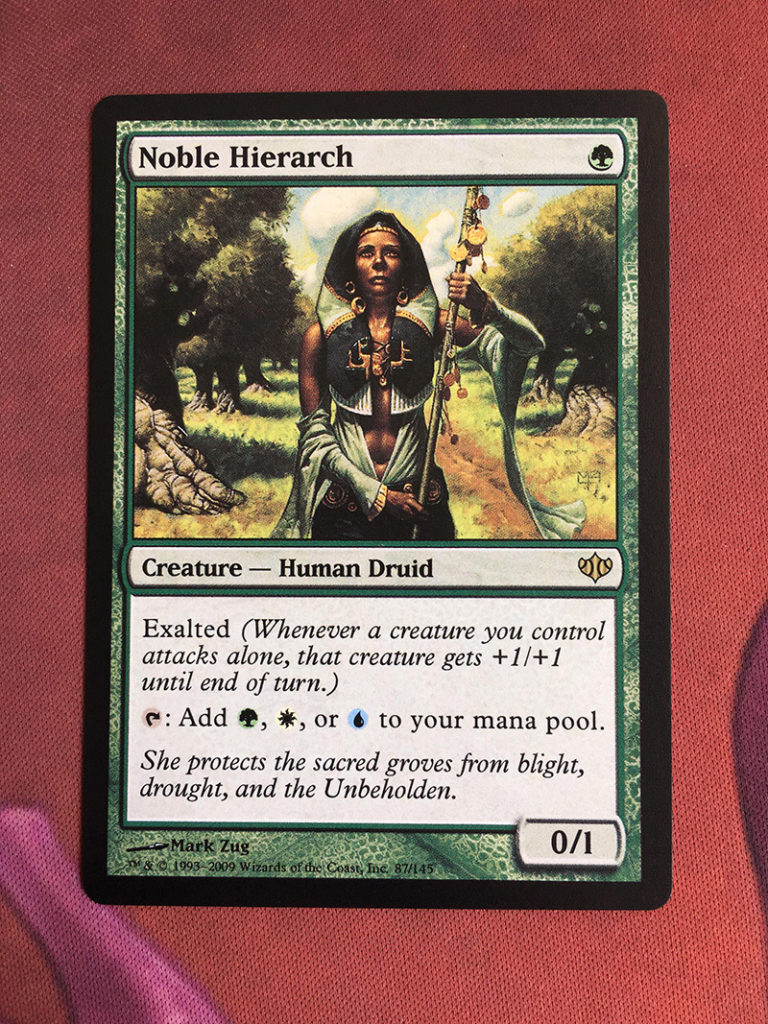 Noble Hierarch Conflux mtg proxy magic the gathering proxies cards gp ...