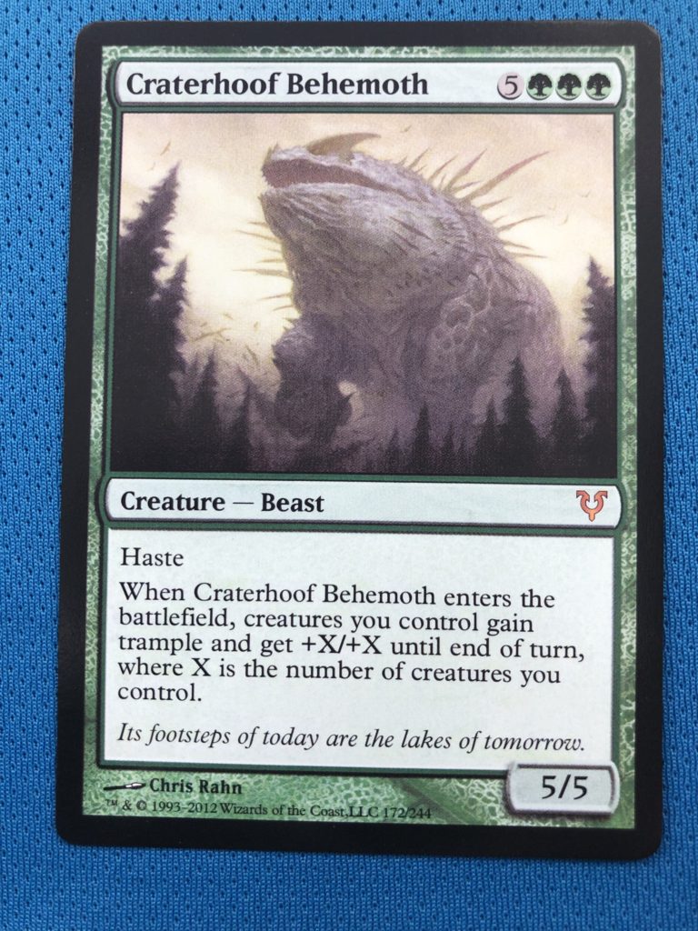 Craterhoof Behemoth Avacyn Restored mtg proxy magic the gathering ...