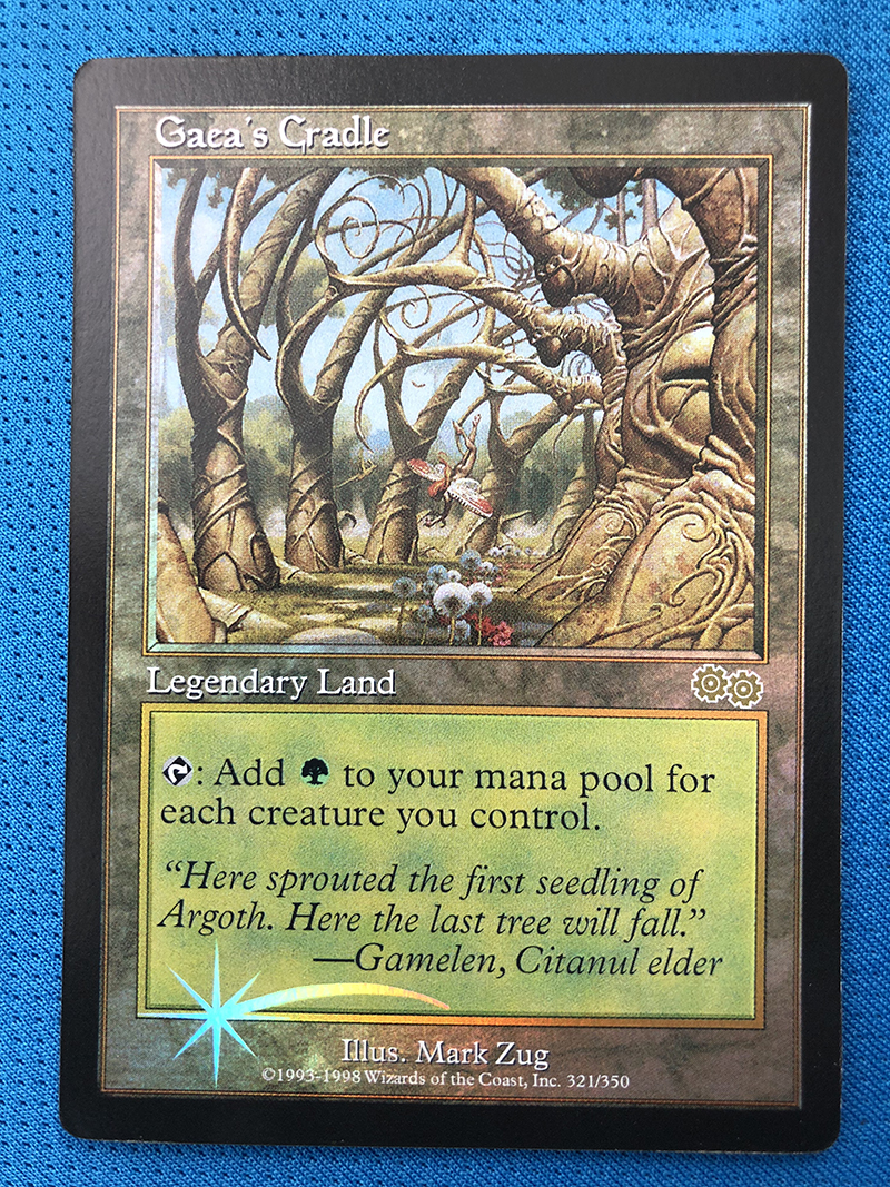 Gaea’s Cradle Urza’s Saga Mtg Proxy Magic The Gathering Proxies Cards ...