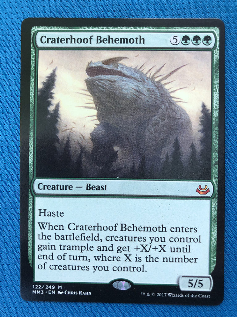 Craterhoof Behemoth MM3 mtg proxy magic the gathering proxies cards gp ...