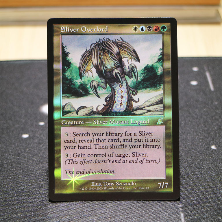 Sliver Overlord Scourge Scg Foil Mtg Proxy Magic The Gathering