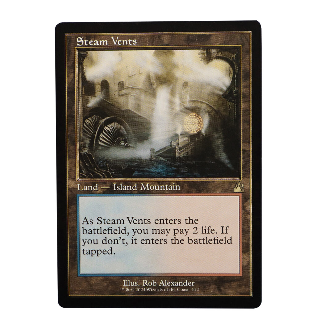 Steam Vents Ravnica Remastered (RVR) Retro Frame Normal – Mtg Proxy ...